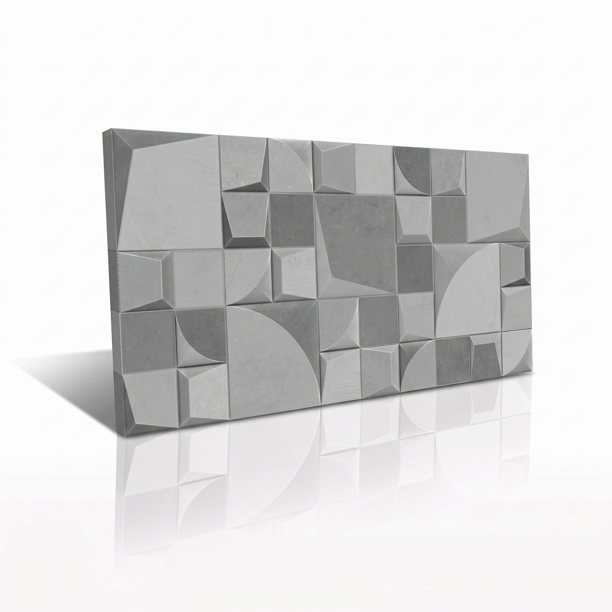Cerámica Rectificado 3D 30x59 - Magno CM Gris mix - Angelgres