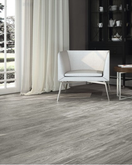 Porcelanato Rectificado 20x114 - Eleganza Grey Gris - Baldocer