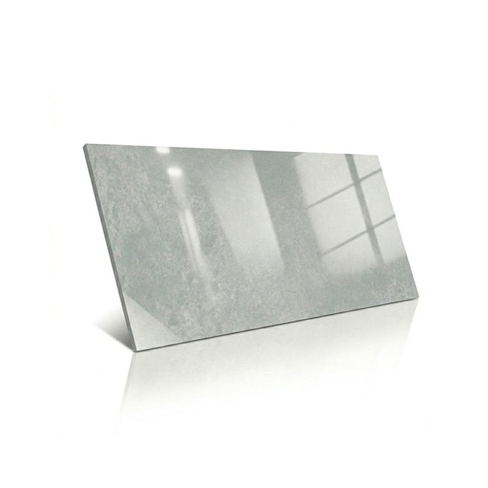 Porcelánico Efecto Cemento Unik Ash Pulido 60x120 Rectificado