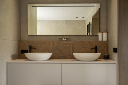Revestimiento Pasta Blanca Tangram Walnut 31.6x100 (Efecto Madera 3D) - Colorker