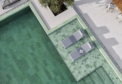 Revestimiento Verde para Piscinas - Porcelánico Bali Zatu 30x60