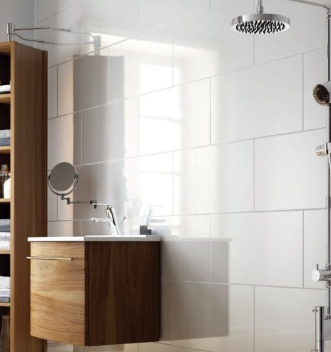 Porcelanato Brillante 30x60 Blanco Brillo