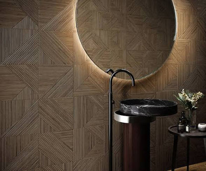 Revestimiento Pasta Blanca Tangram Walnut 31.6x100 (Efecto Madera 3D) - Colorker