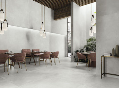 Porcelánico Efecto Cemento Unik Ash Mate 60x120 Rectificado
