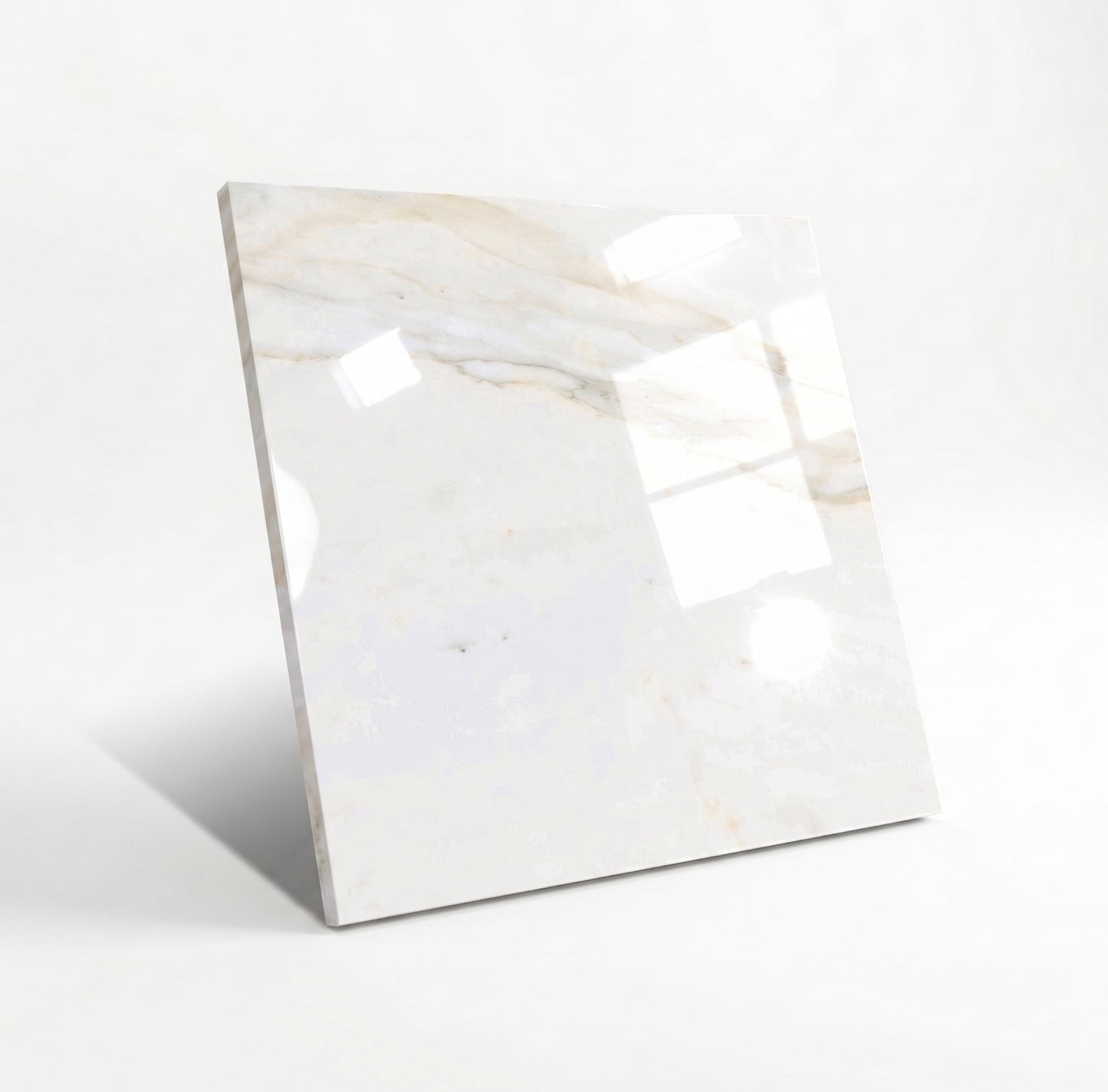 Porcelanato Brillante 79,2X79,2 - Calacata Gold