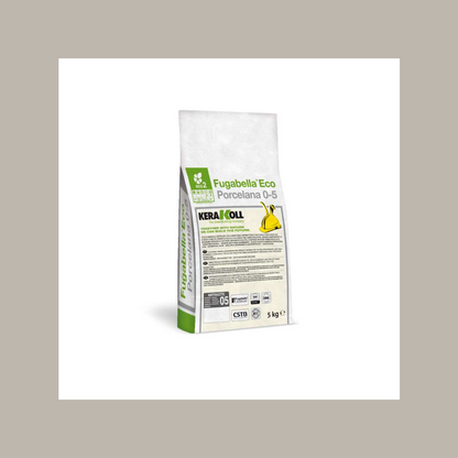Junta Color para Porcelanato, Cerámica y Mármol Fugabella ECO 0-5 Saco 5 kg