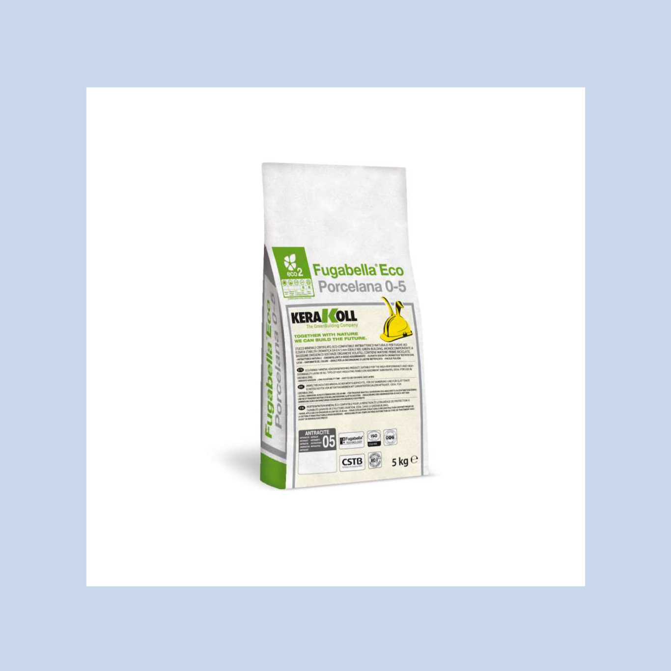 Junta Color para Porcelanato, Cerámica y Mármol Fugabella ECO 0-5 Saco 5 kg