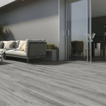 Porcelanato Rectificado 20x114 - Eleganza Grey Gris - Baldocer