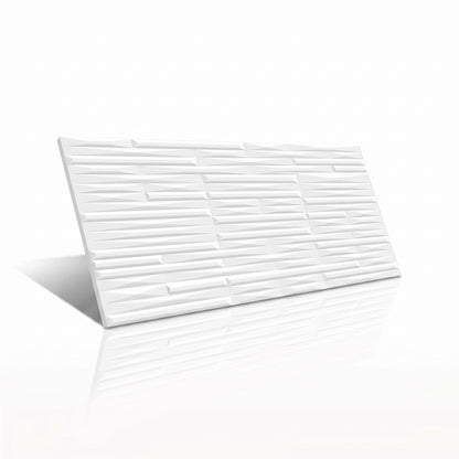 Revestimiento Rectificado 3D 30x59 - Illuminato BR Blanco