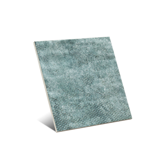 Cerámica con Textura hexagonal Color Verde 20x20 Mandala Green