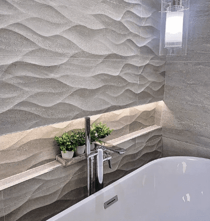 Porcelanato Mate 3D 33,3x100 Ona Natural