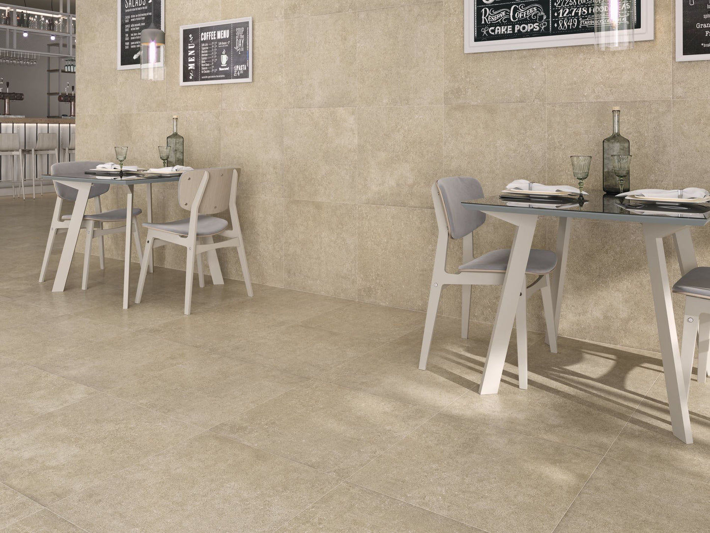 Porcelanato Mate 59X59 - Ozone Bone
