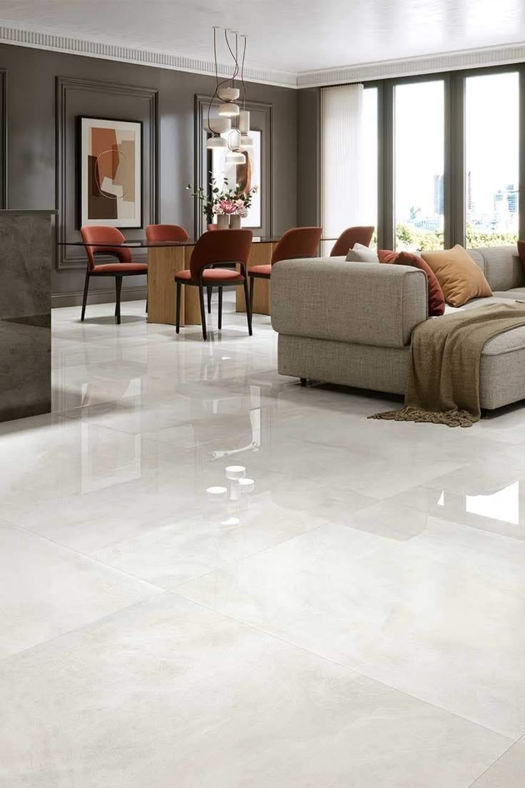 Porcelanato Brillante 60x60 Rio White