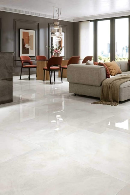 Porcelanato Brillante 60x60 Rio White