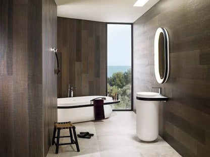 Porcelanato 19,3x120 - Rotterdam Moka Madera oscuro - Venis