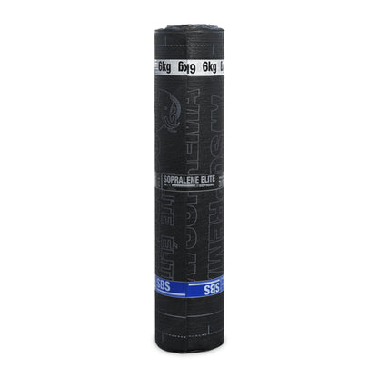 Membrana Asfáltica Autoprotegida con Gránulo Cerámico SOPRALENE ELITE FP 6 KG GR Rollo 7 m²