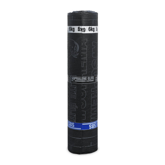 Membrana Asfáltica Autoprotegida con Gránulo Cerámico SOPRALENE ELITE FP 6 KG GR Rollo 7 m²