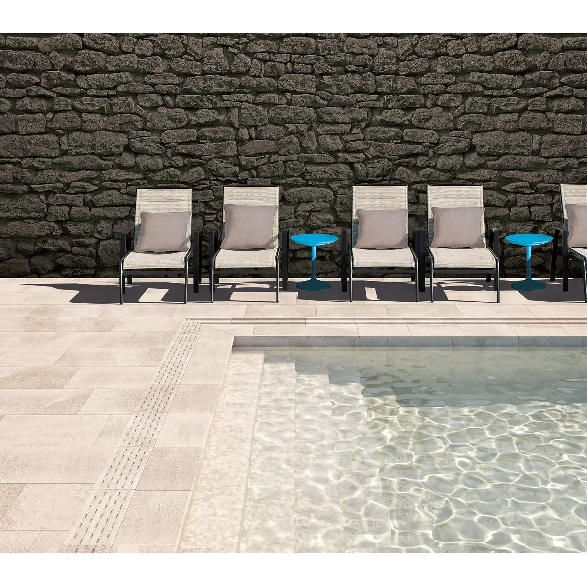 Rejilla de Drenaje Porcelánica RJ25 Stromboli Light 50x25 Atérmica