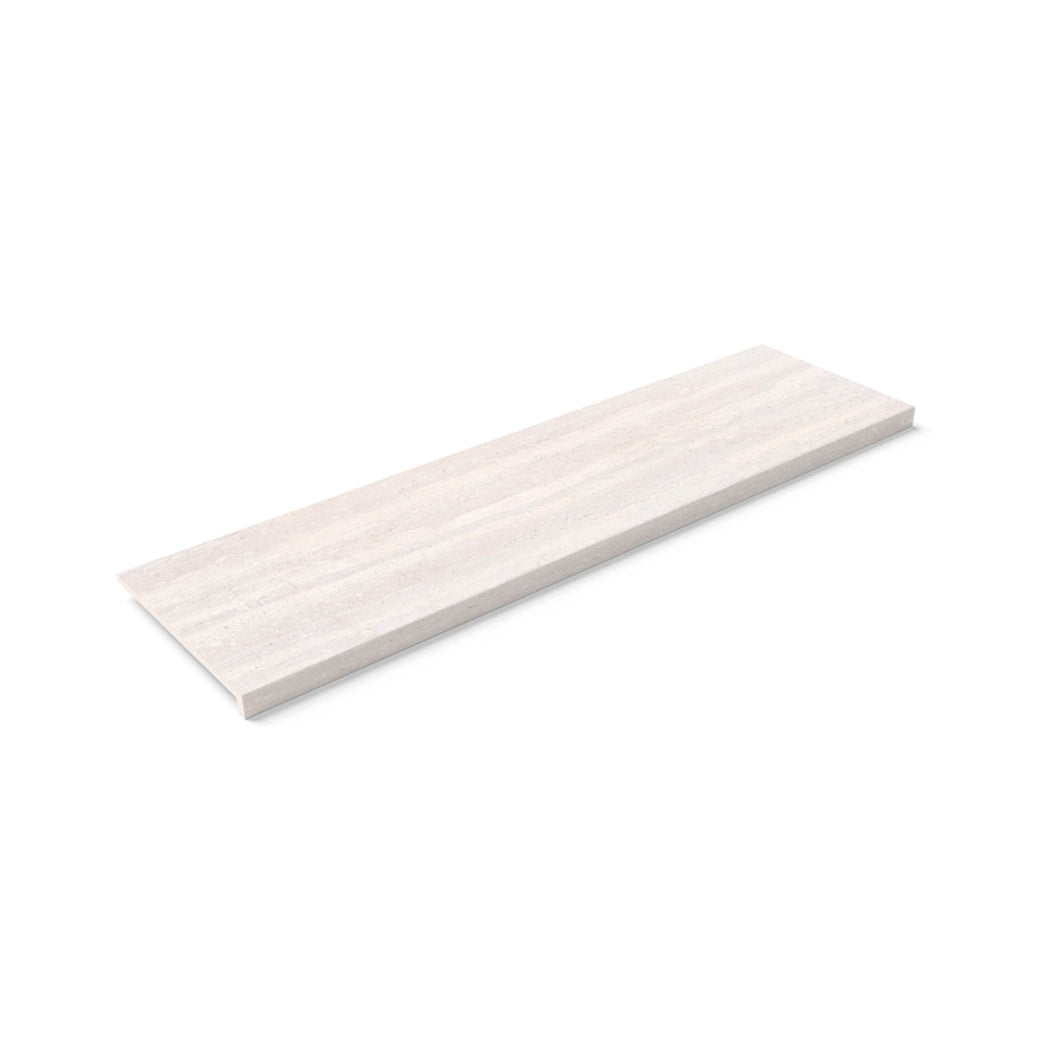 Peldaño Travertino Veincut Aurora 120x33