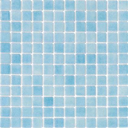 Azul Claro malla de gresite vitreo