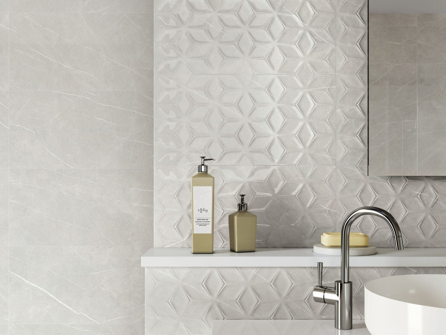 Porcelanato Brillante 3D 30X60 Corn Eternal Pearl