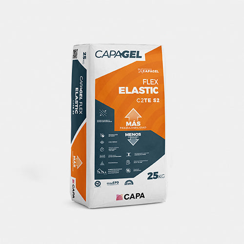 Saco de Cemento Capagel Flex Elastic C2TE S2 25kg