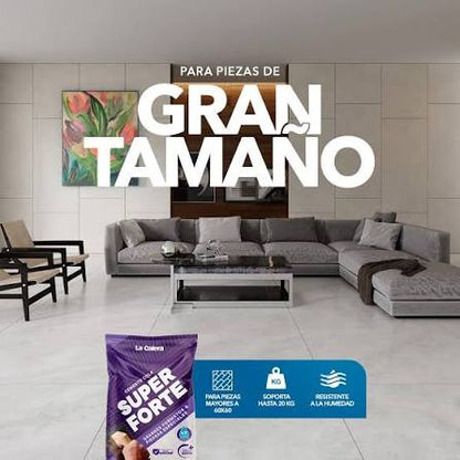 Saco de Cemento Cola Super Forte Grandes Formatos 20Kg