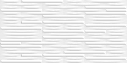 Revestimiento Rectificado 3D 30x59 - Illuminato BR Blanco